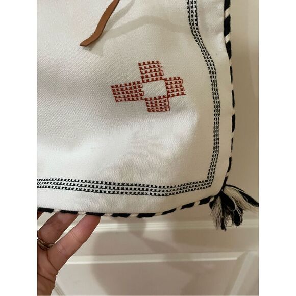 NWT Sole Society Embroidered Vertical Canvas Bag - Picture 11 of 11